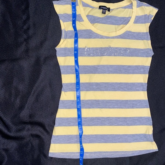 NWOT Striped Bebe Tank Top - Picture 4 of 7